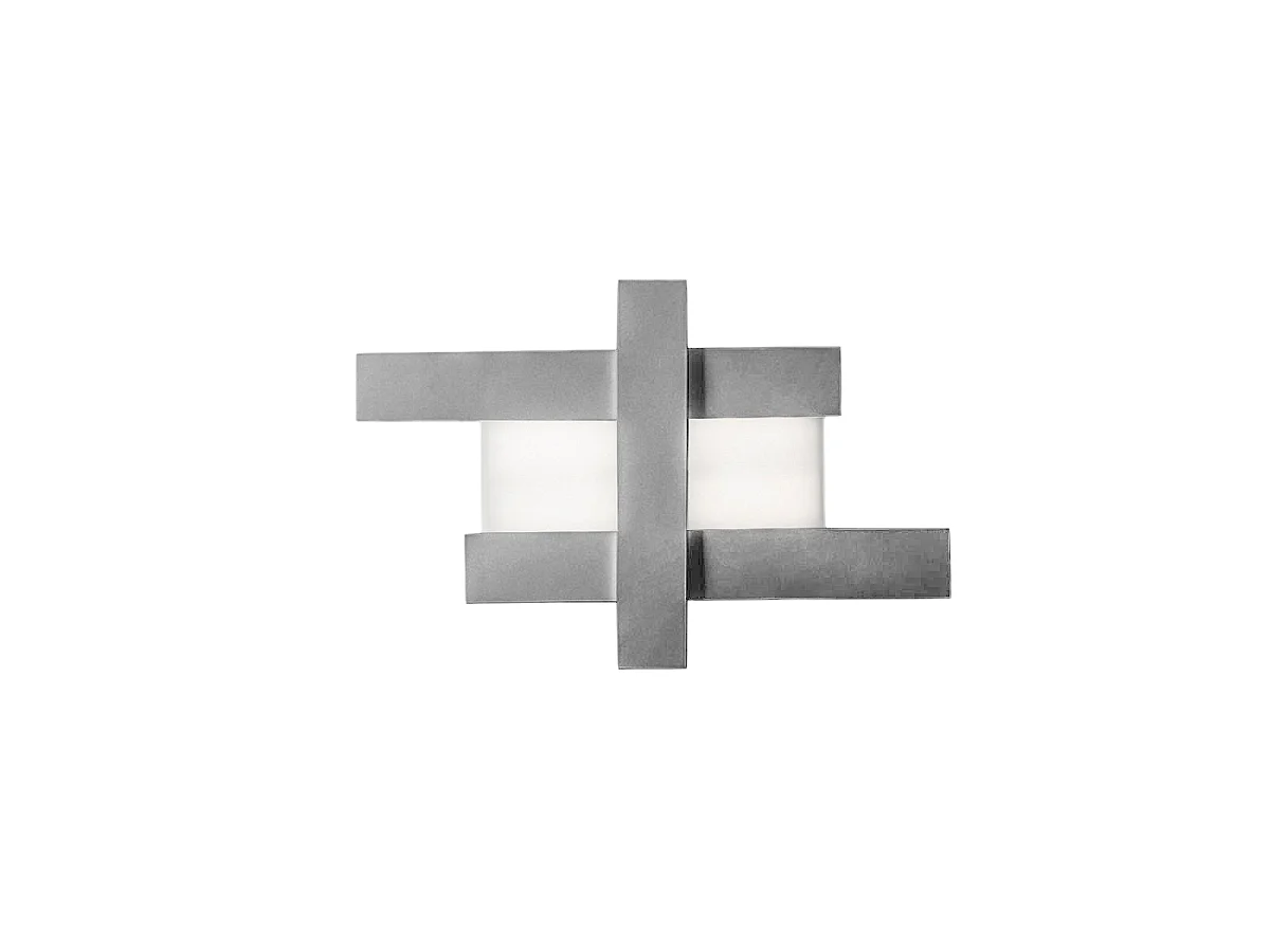 40W moderne design LED væglampe - Geometrisk stålstruktur, 3000K varmt lys, 2620 lm, bredde 84 cm, IP20