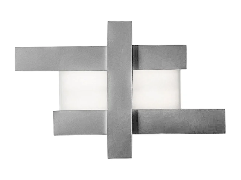 Aplique LED de diseño moderno 40W - Estructura geométrica de acero, luz cálida 3000K, 2620lm, ancho 84 cm, IP20