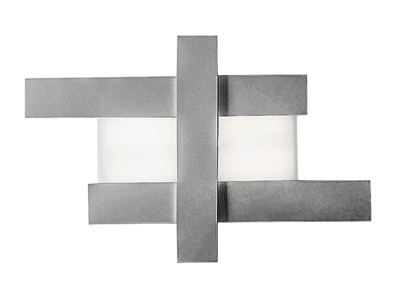 40W LED-Wandleuchte im modernen Design - Geometrische Stahlstruktur, 3000K warmes Licht, 2620lm, Breite 84 cm, IP20