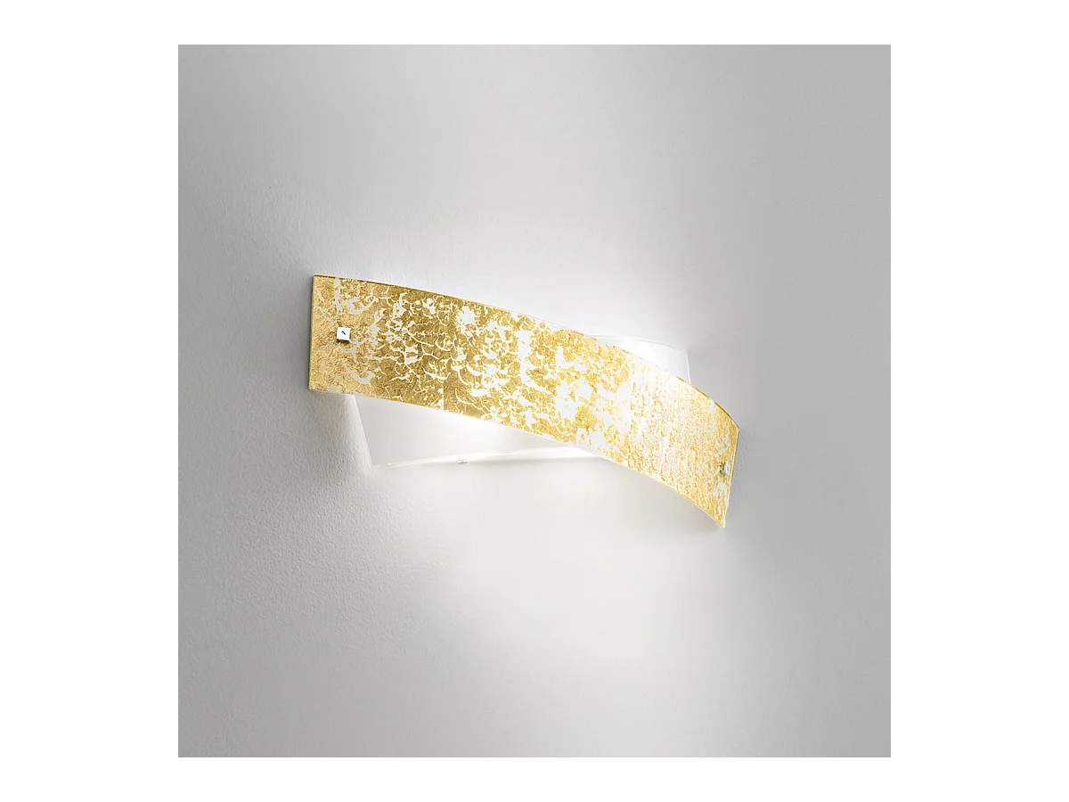 Camilla - Applique dorée 2XE14 max 2X28W IP20 - Applique murale LED 54x20cm