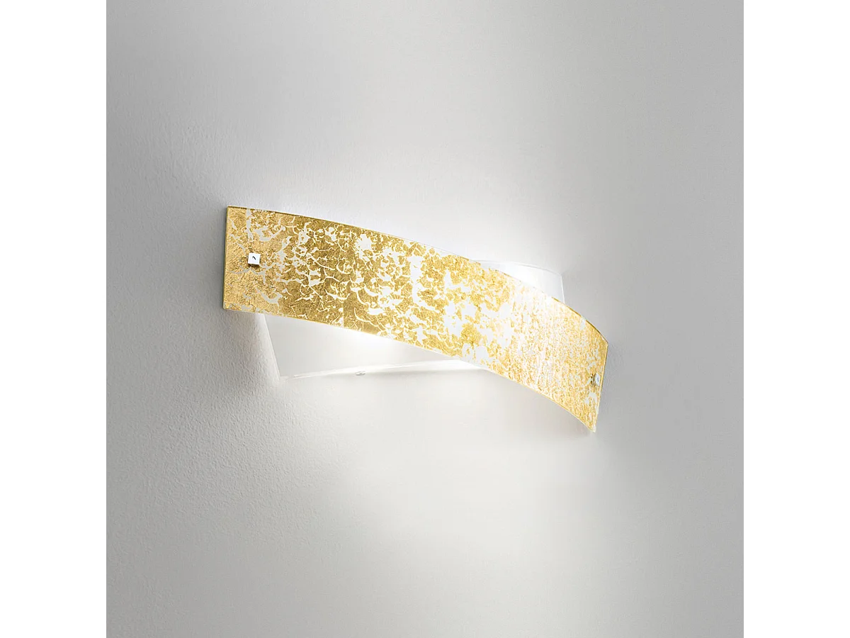 Camilla - Applique dorée 2XE14 max 2X28W IP20 - Applique murale LED 54x20cm