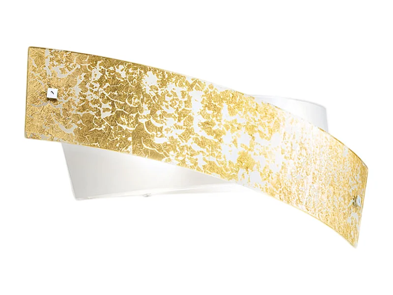 Camilla - Lampada da parete oro 2XE14 max 2X28W IP20 - Applique led da muro design moderno 54x20cm