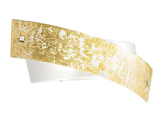 Gea Luce -  Camilla - Goldwandleuchte 2XE14 max 2X28W IP20 - LED-Wandleuchte im modernen Design 54x20cm