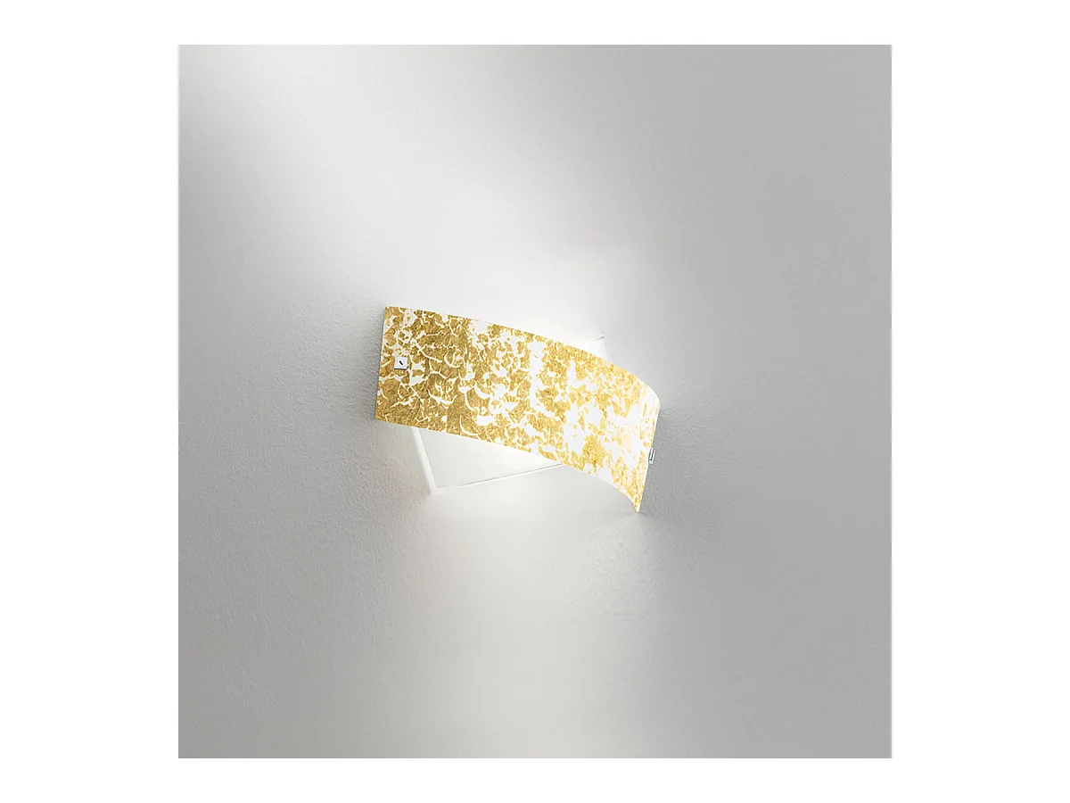 Camilla - Applique dorée 2XE14 max 2X28W IP20 - Applique murale LED 34x20cm