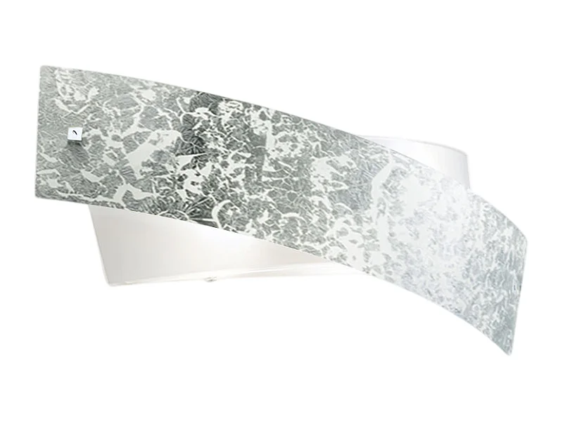 Camilla - Aplique plata 2XE14 max 2X28W IP20 - Aplique LED de diseño moderno 54x20cm