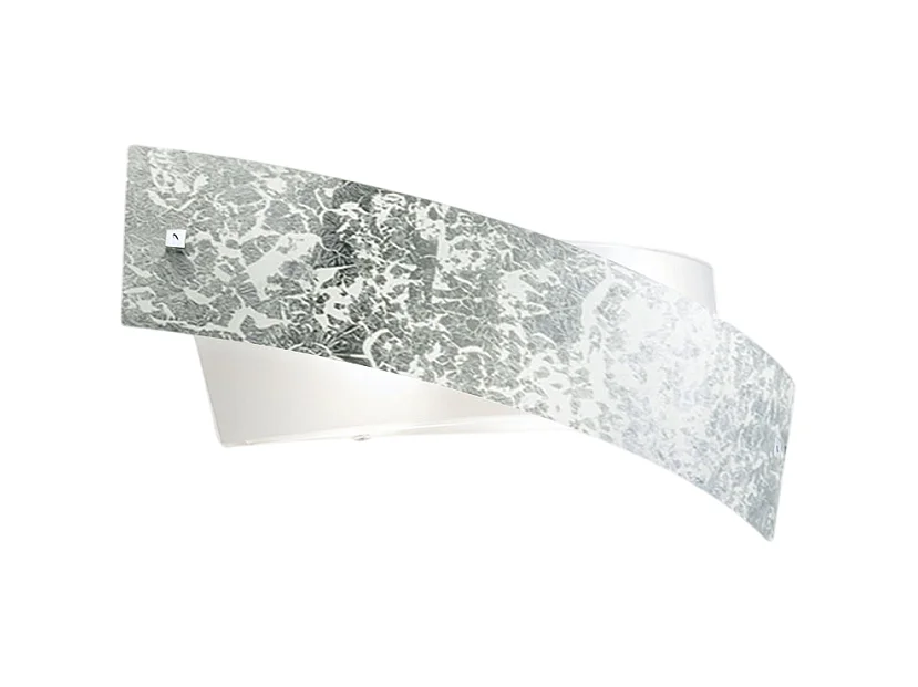 Camilla - Aplique plata 2XE14 max 2X28W IP20 - Aplique LED de diseño moderno 54x20cm