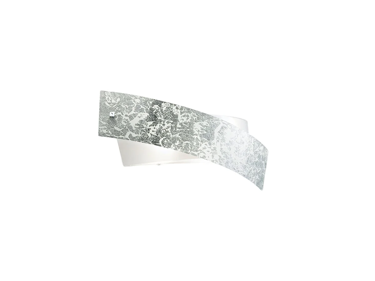 Camilla - Silver wall lamp 2XE14 max 2X28W IP20 - Modern design LED wall light 54x20cm