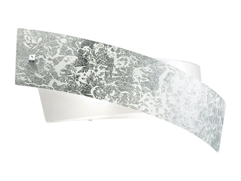 Camilla - Aplique plata 2XE14 max 2X28W IP20 - Aplique LED de diseño moderno 54x20cm