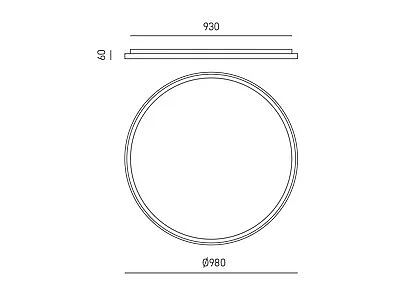 Krizia – Plafonnier LED 80W dimmable, 5800lm, 3000K, diffuseur opale, aluminium blanc satiné, Ø70 cm, design moderne, IP20