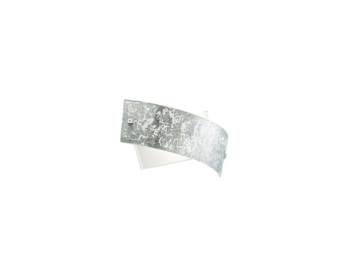 Camilla - Silver wall lamp 2XE14 max 2X28W IP20 - Modern design LED wall light 34x20cm