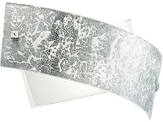 Camilla - Applique argentée 2XE14 max 2X28W IP20 - Applique murale LED 34x20cm