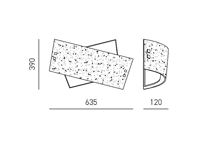 Camilla - Plafonnier argenté 2XE27 max 2X70W IP20 - Applique moderne avec diffuseur en verre argenté et cadre blanc 63,5x39cm