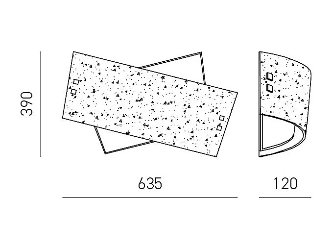 Camilla - Plafonnier argenté 2XE27 max 2X70W IP20 - Applique moderne avec diffuseur en verre argenté et cadre blanc 63,5x39cm