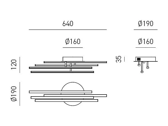 Moderne LED-Deckenleuchte Tullia 40W 2200lm warmes Licht 3000K, Sterndesign, satiniertes weißes Aluminium, IP20, integrierte LED