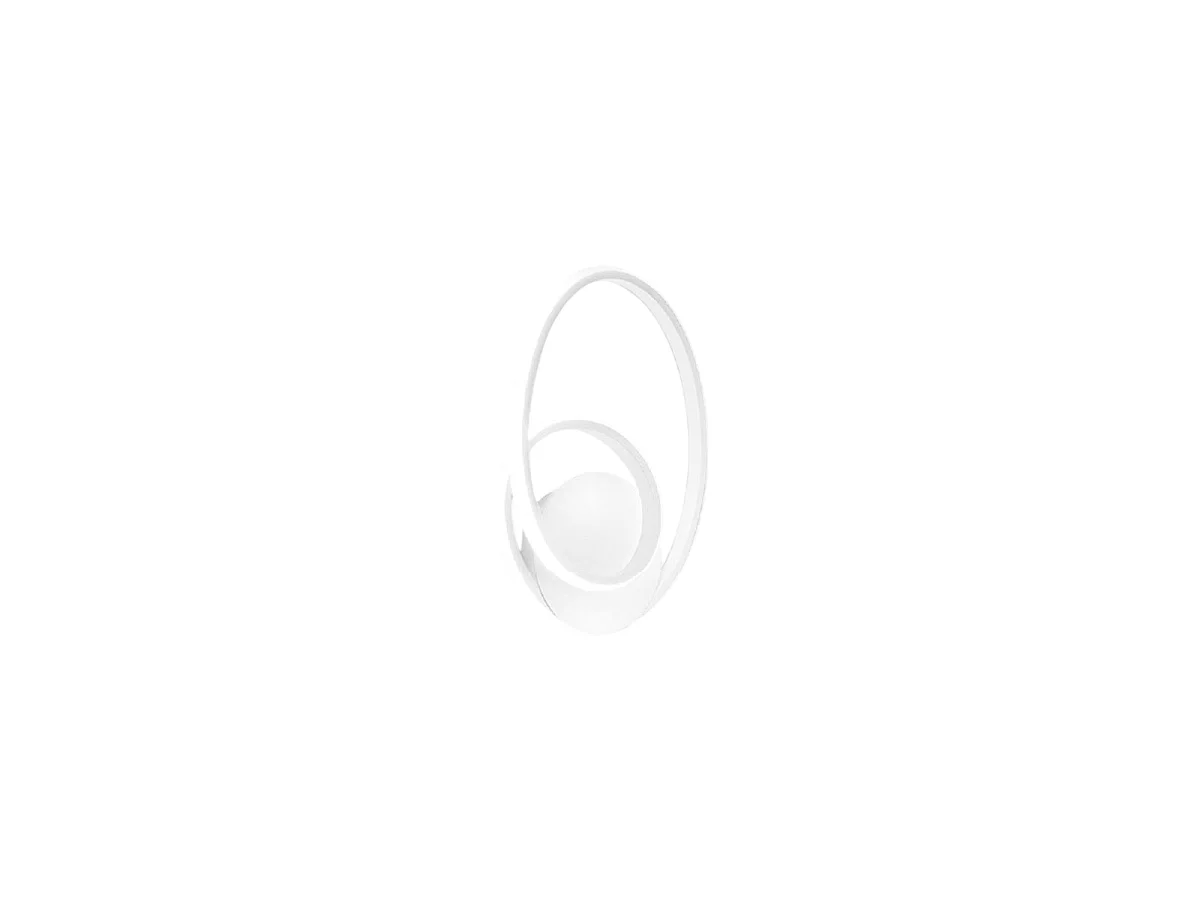 Diva - Applique blanche 20W lumière chaude 3000K IP20 - Applique LED - LED intégrée 37x29
