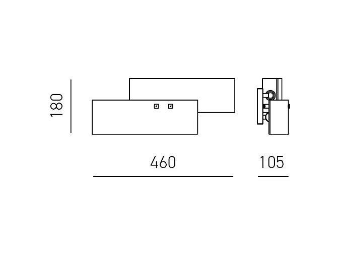 Applique Lara 2 lumières E14 verre blanc feuille d'argent - Applique au style élégant 46x18cm, max 2x42W, ampoule exclue