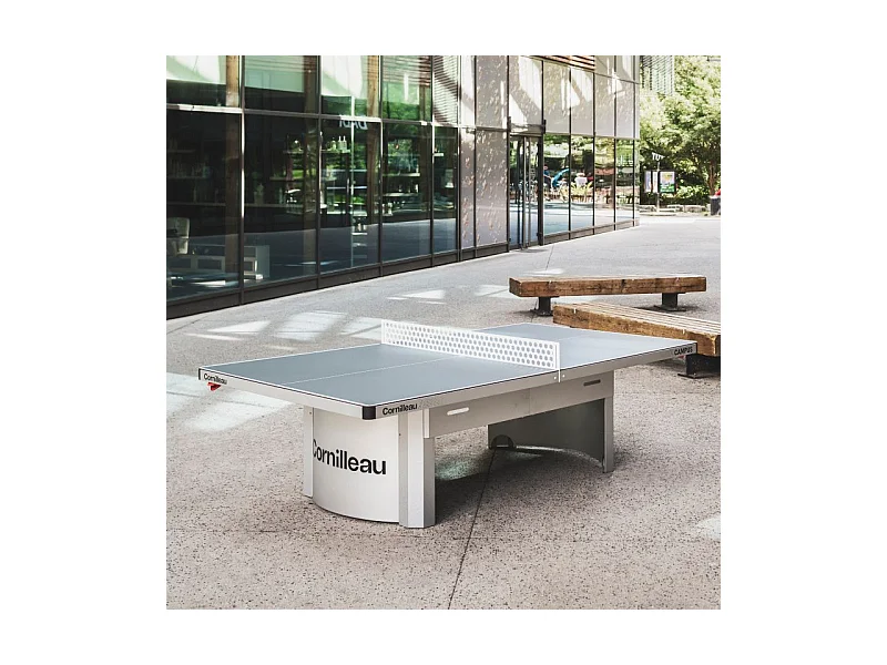 Mesa de Tênis de Mesa Cornilleau Pro 510M Outdoor 112302 - Resistente e Durável