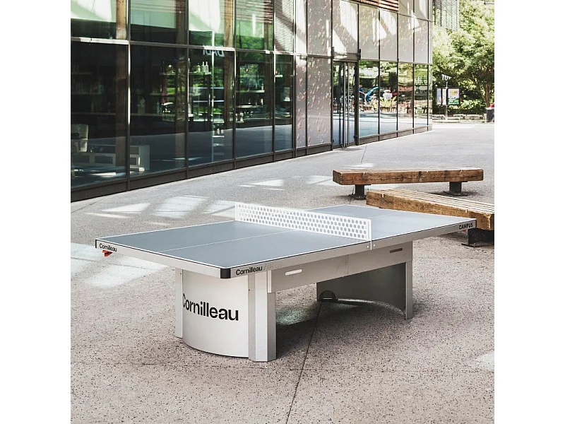 Mesa de Tênis de Mesa Cornilleau Pro 510M Outdoor 112302 - Resistente e Durável