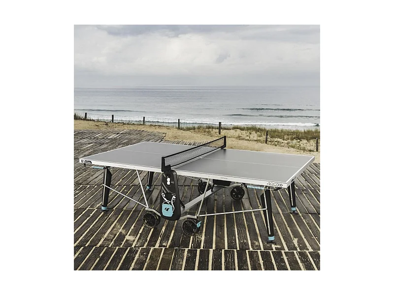 Mesa de Tênis de Mesa Cornilleau 400X para Uso Externo - Alta Qualidade e Segurança