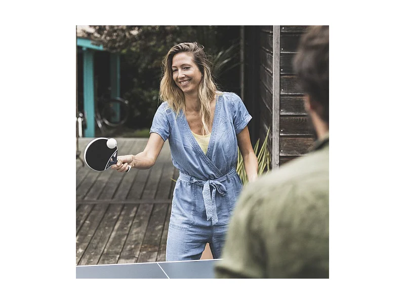 Mesa de Tênis de Mesa Cornilleau 400X para Uso Externo - Alta Qualidade e Segurança