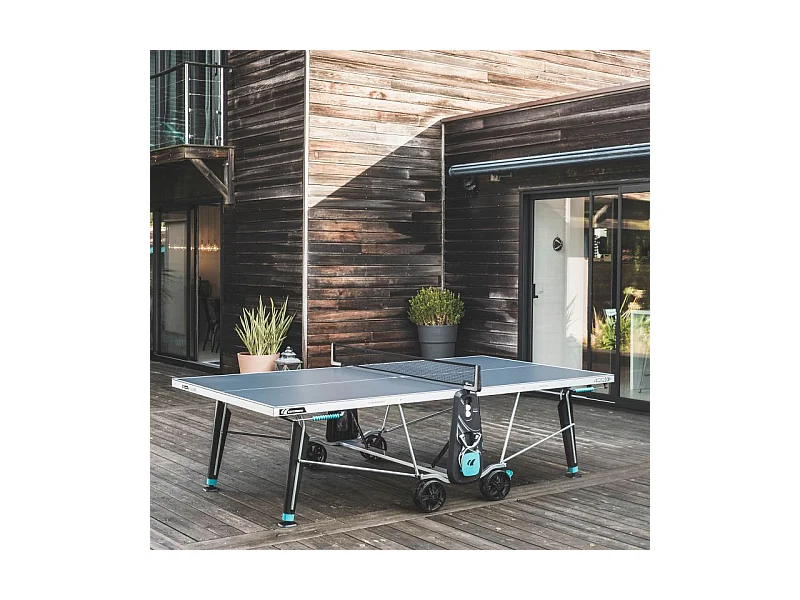 Mesa de Tênis de Mesa Cornilleau 400X para Uso Externo - Alta Qualidade e Segurança