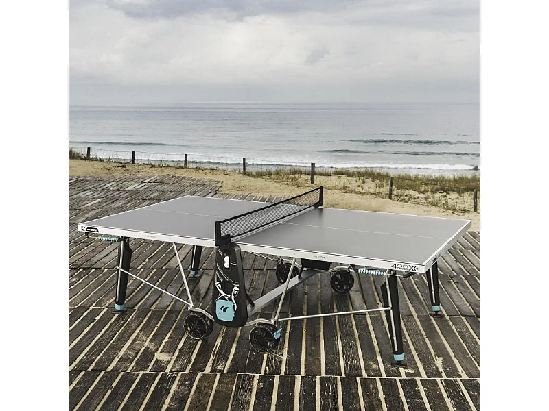 Mesa de Tênis de Mesa Cornilleau 400X para Uso Externo - Alta Qualidade e Segurança