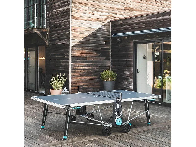 Mesa de Tênis de Mesa Cornilleau 400X para Uso Externo - Alta Qualidade e Segurança