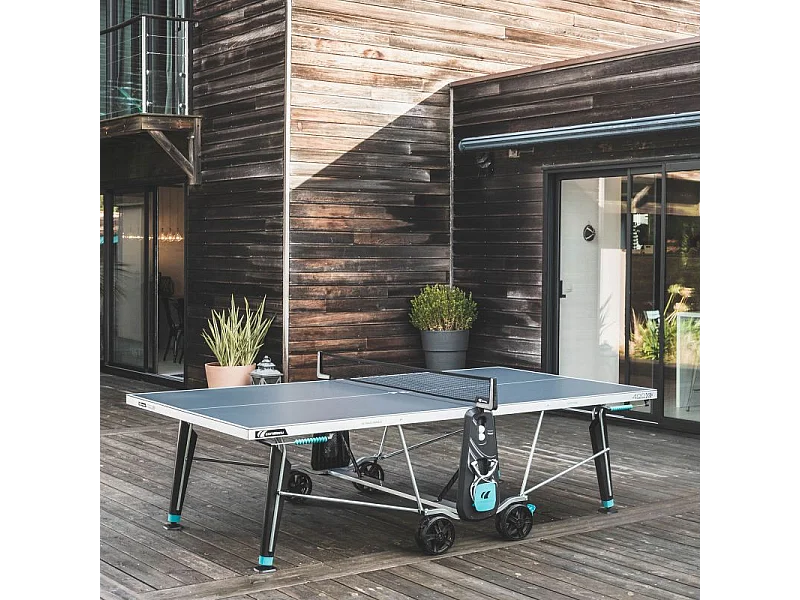 Mesa de Tênis de Mesa Cornilleau 400X para Uso Externo - Alta Qualidade e Segurança