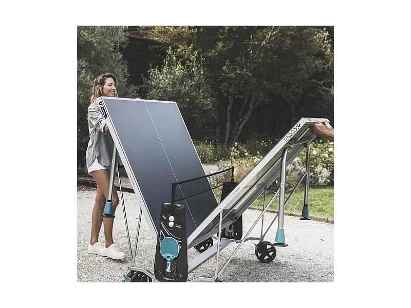 Mesa de Tênis de Mesa Externa Cornilleau 200X - Ideal para Famílias e Jogos Competitivos