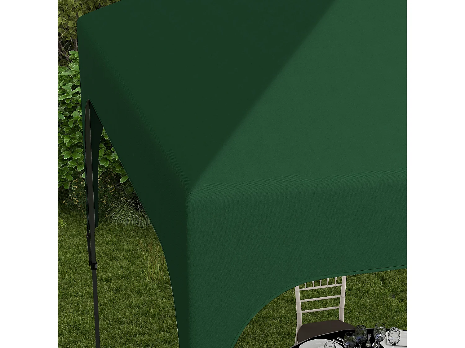 Tenda Dobrável 2,5x2,5x2,68cm com Proteção UV 50+ e Bolsa de Transporte para Acampamento e Festas