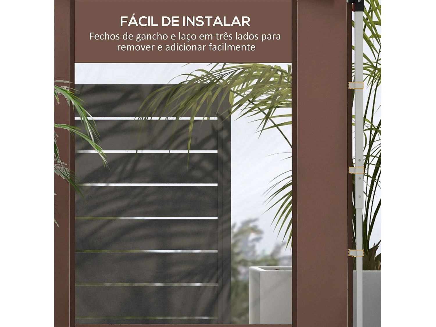 Paredes Laterais de Tenda Oxford com Janelas para Tendas 3x3m e 6x3m - Conforto e Estilo ao Ar Livre