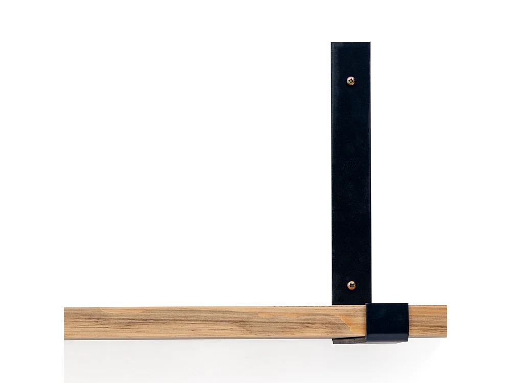 Estante Bristol 180x30cm 30mm de espesor en madera maciza de pino acabado vintage estilo industrial Box Furniture