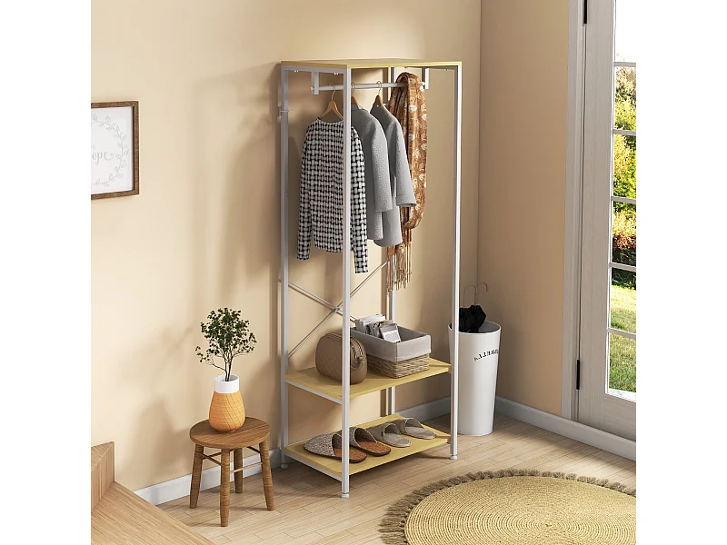 Estante Biarritz com 6 Prateleiras de Madeira – 60x40x167 cm – Organize sua Casa com Estilo