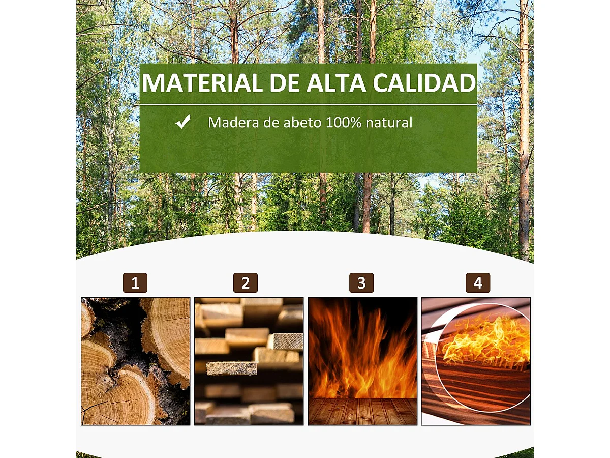 Banco de Jardim Rústico para 2 Pessoas com Rodas Decorativas - Ideal para Pátios e Varandas