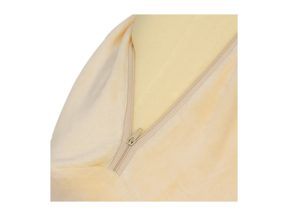 Oreiller cervical ergonomique recommandé pour les dormeurs latéraux. Lot de 2. 33 x 50 x 6 cm du côté le plus bas et 9 cm du côté le plus haut.  Lot de 2.