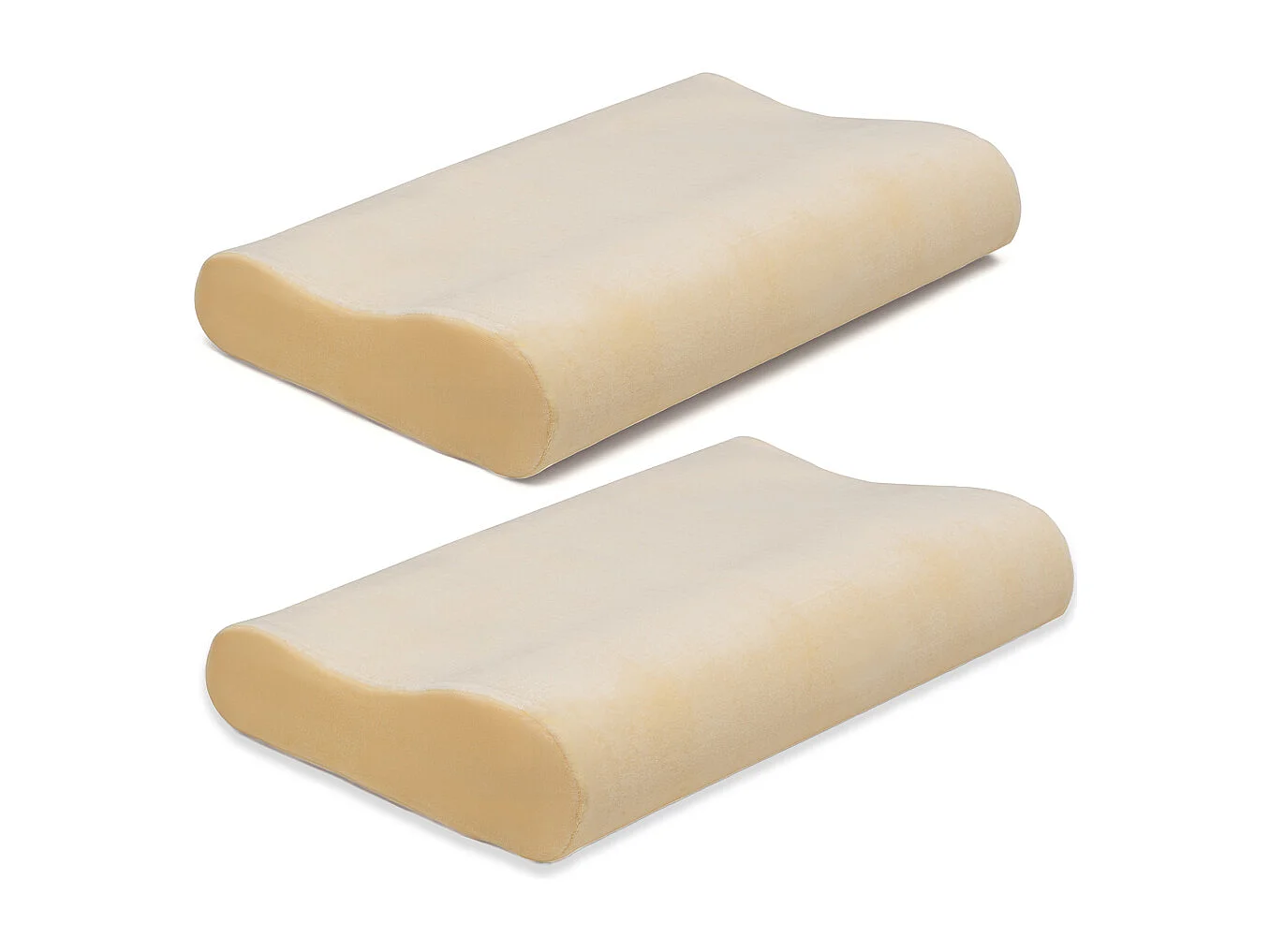 Pack 2 Unidades Almohada ergonómica cervical recomendada para dormir de lado