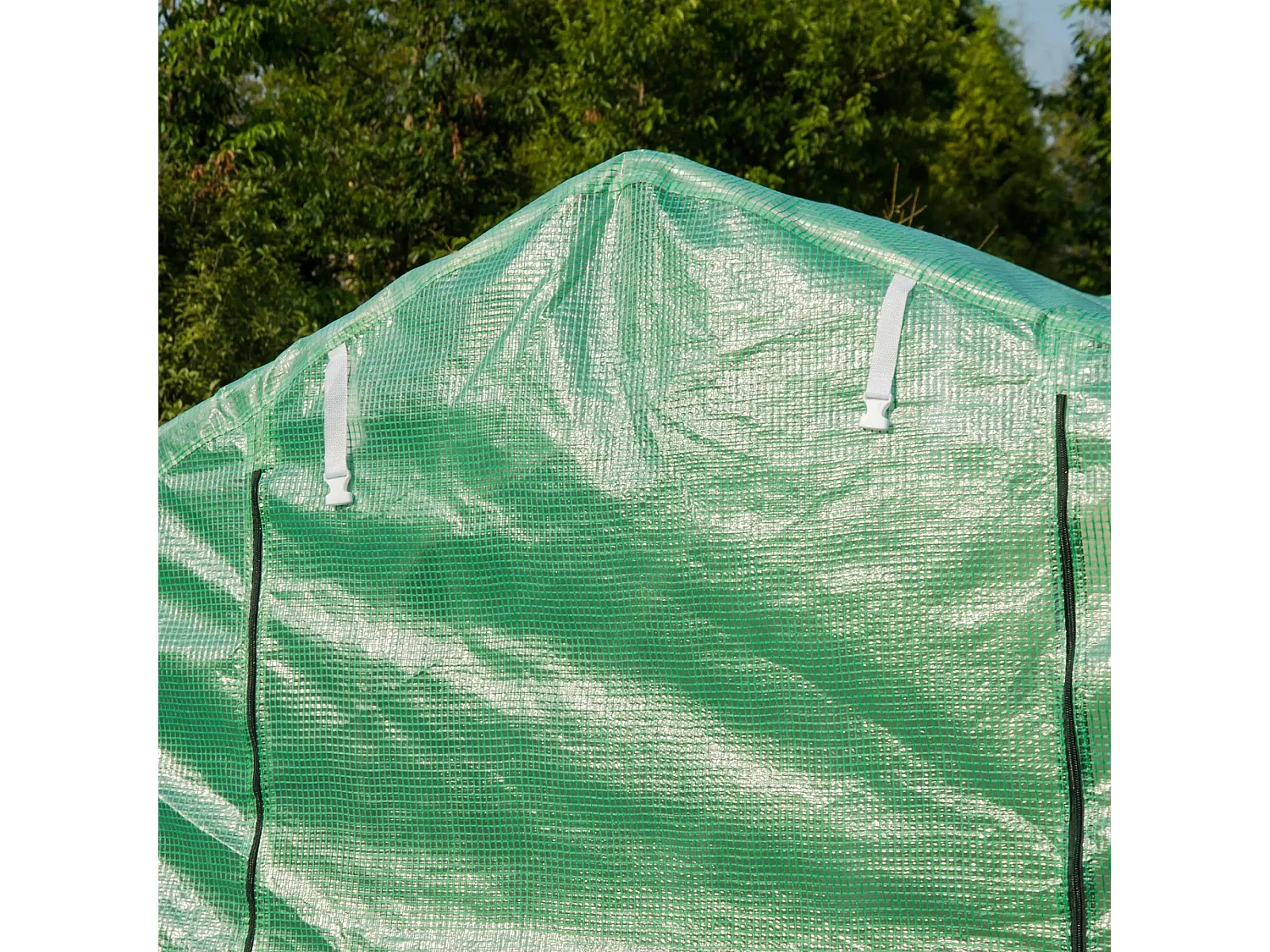 Estufa Túnel Faro Grande 400x200x200 cm com 8 Janelas de Ventilação