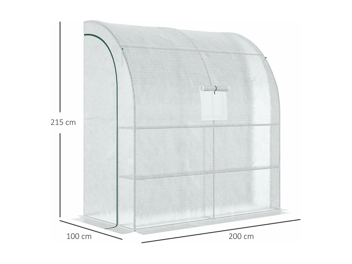 Estufa de Jardim Faro Pequena com 3 Prateleiras – Ideal para Cultivo Compacto