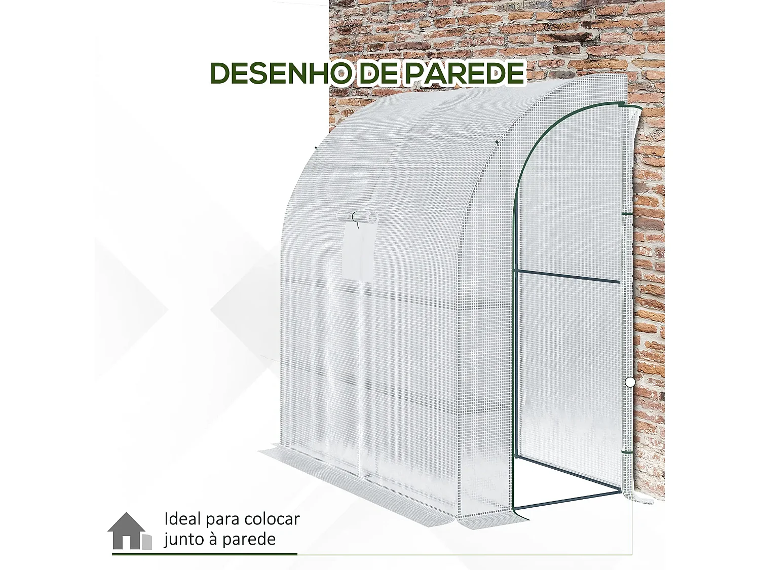 Estufa de Jardim Faro Pequena com 3 Prateleiras – Ideal para Cultivo Compacto