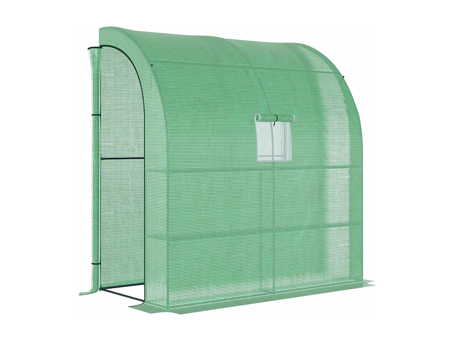 Estufa de Jardim Faro Pequena com 3 Prateleiras e Ventilação Otimizada - 200x100x215 cm