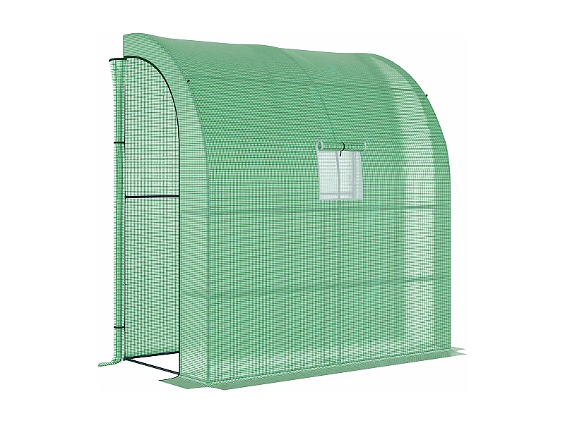 Estufa de Jardim Faro Pequena com 3 Prateleiras e Ventilação Otimizada - 200x100x215 cm