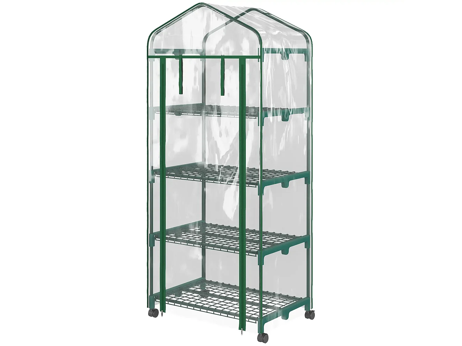 Estufa de Jardim Faro - Túnel Compacto 180x90x90 cm com Cobertura PE para Cultivo de Plantas