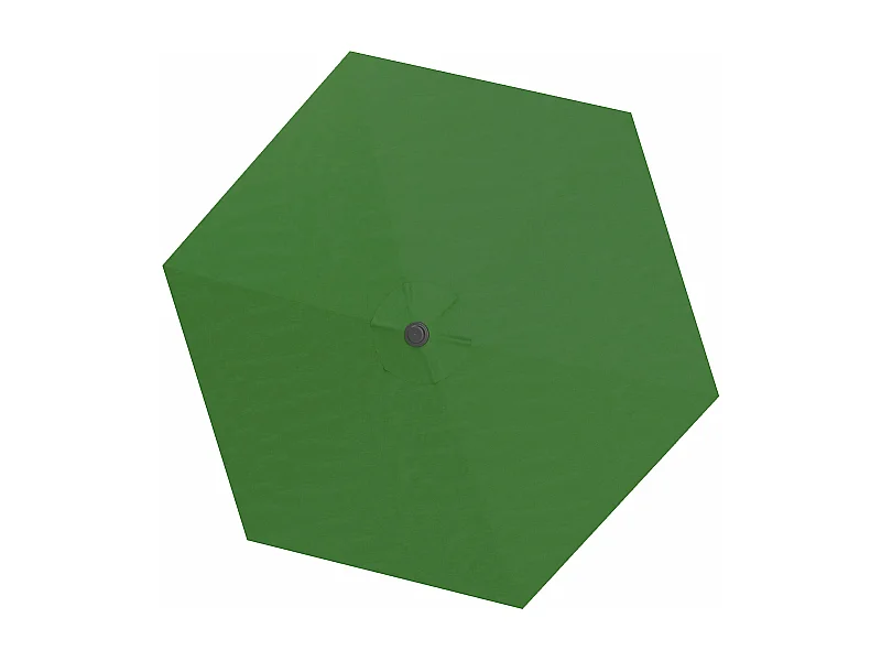 Toldo de Substituição Verde para Chapéu de Sol de 3m com Ventilação e Proteção UV 30+