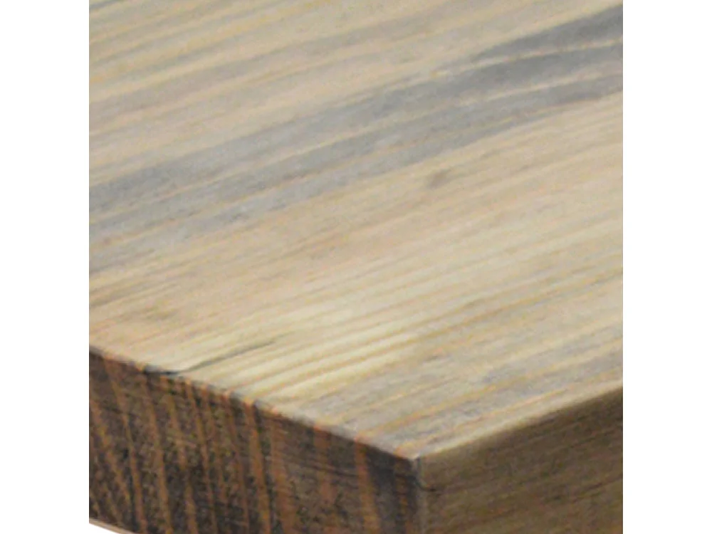 Banco iCub ECO Three 100x40x47cm Blanco en madera maciza de pino acabado vintage estilo industrial Box Furniture