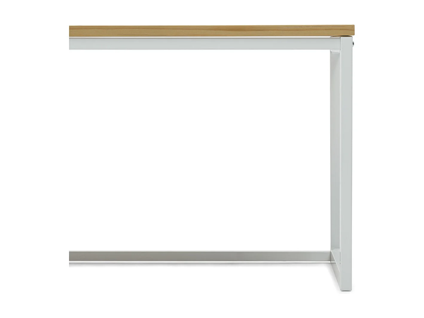 Banc Banquette iCub3 – style scandinave  40x140x45cm Blanc-Naturel