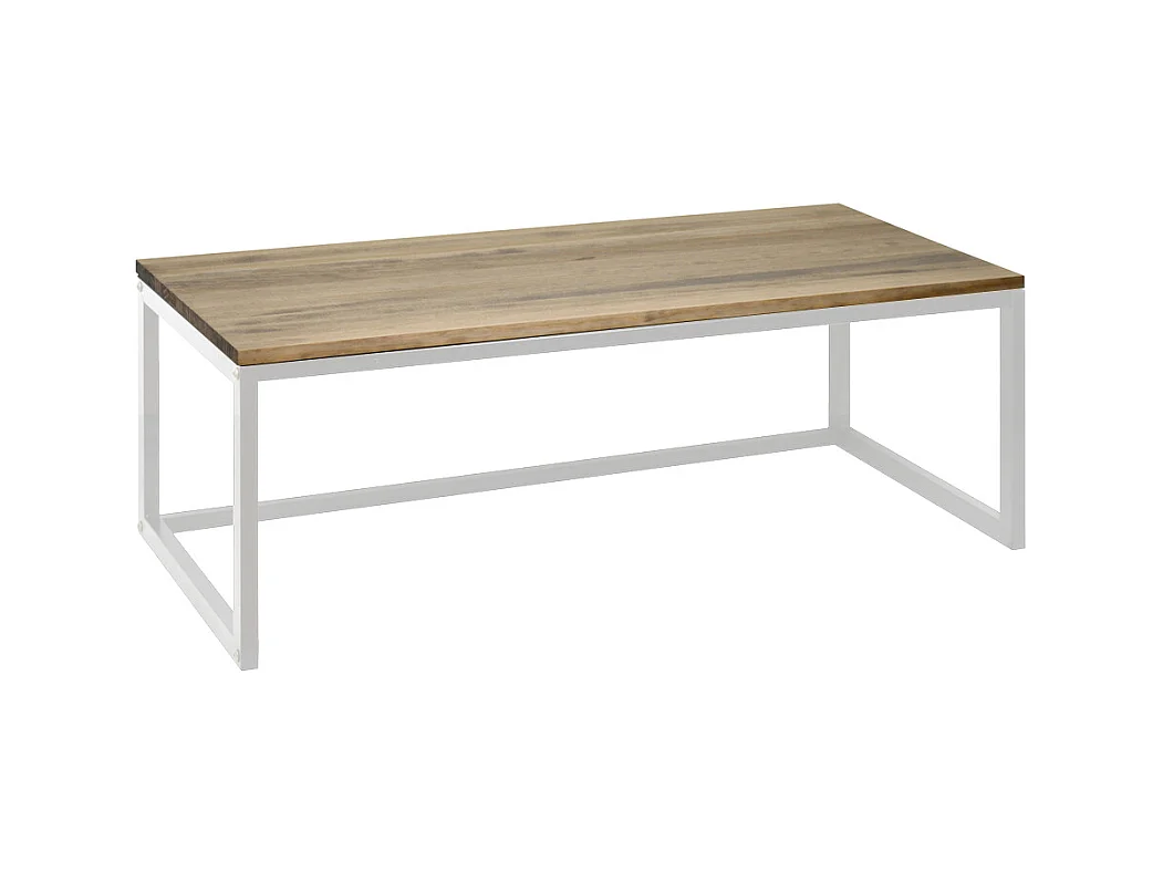 Sitzbank  ECO Three aus massivem Kiefernholz  80x40x45cm  Weiße Farbe.