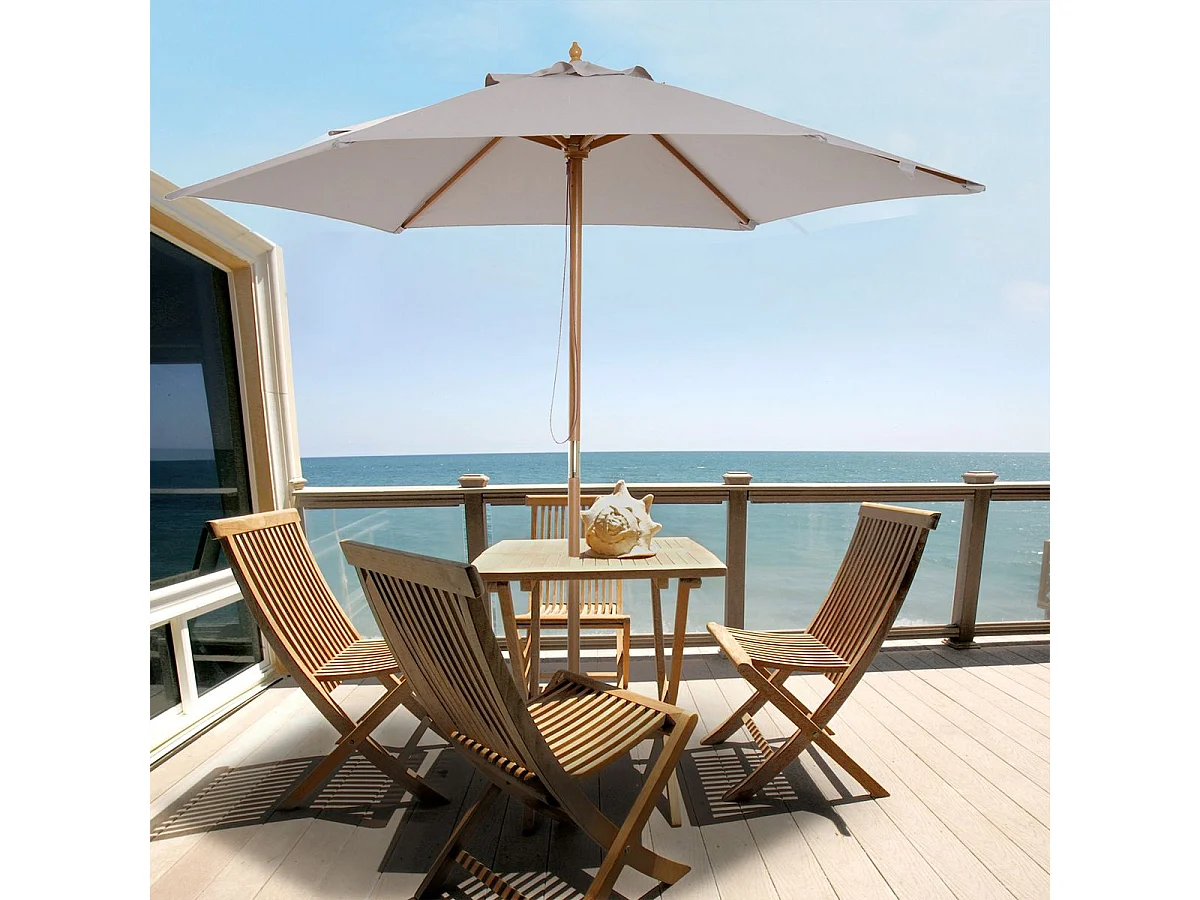 Guarda-sol de Jardim Bari 250x230 - Elegância e Proteção Solar para Espaços Exteriores