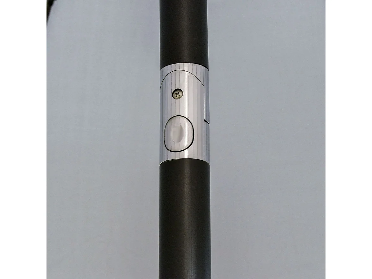 Sombrilla Austin Outsunny ángulo ajustable gris claro Ø250x240 cm