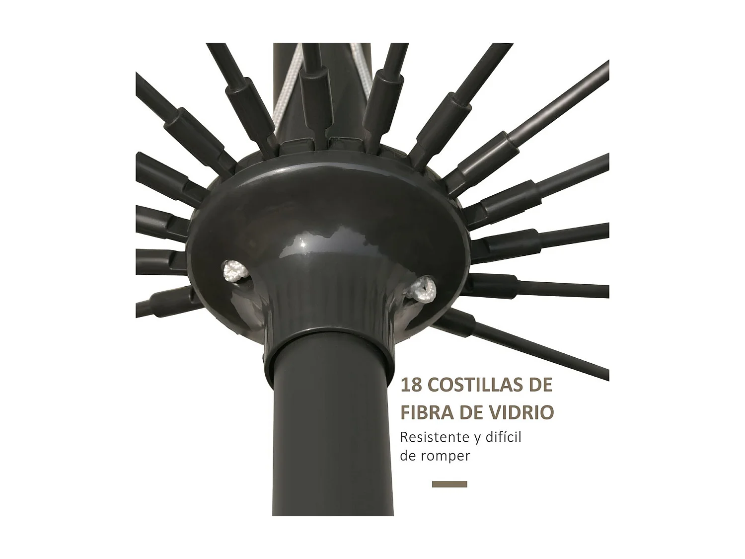 Guarda-sol de Jardim Modelo Lugano 5x2 para Sombra e Estilo Externo