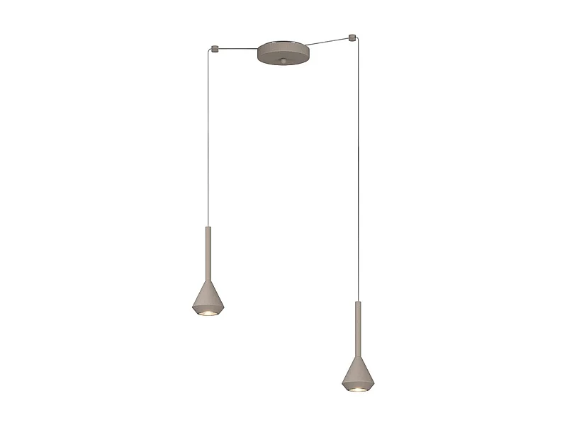 Aygo Sospensione 2 Luci Spostabile Sabbia Con Cavo Cm.250